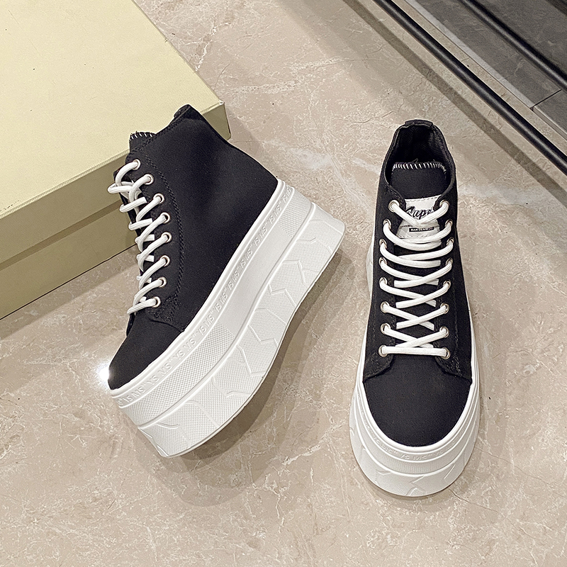 Women's Canvas Thick Bottom He - Women'S Shoes Com ulasan dan harga