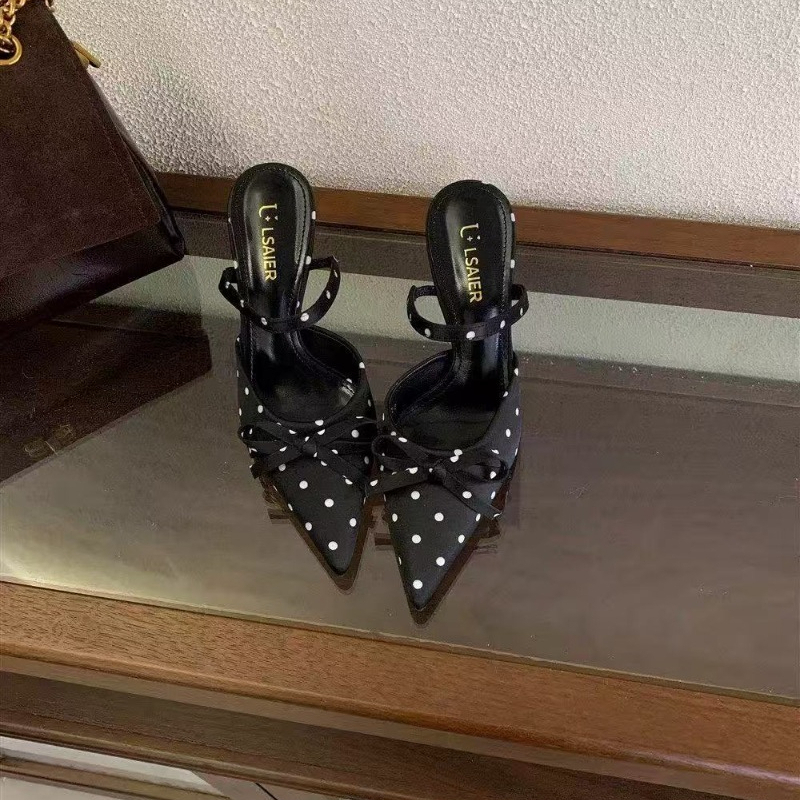Spring and Summer New French P - Strappy Heeled Sandals ulasan dan harga
