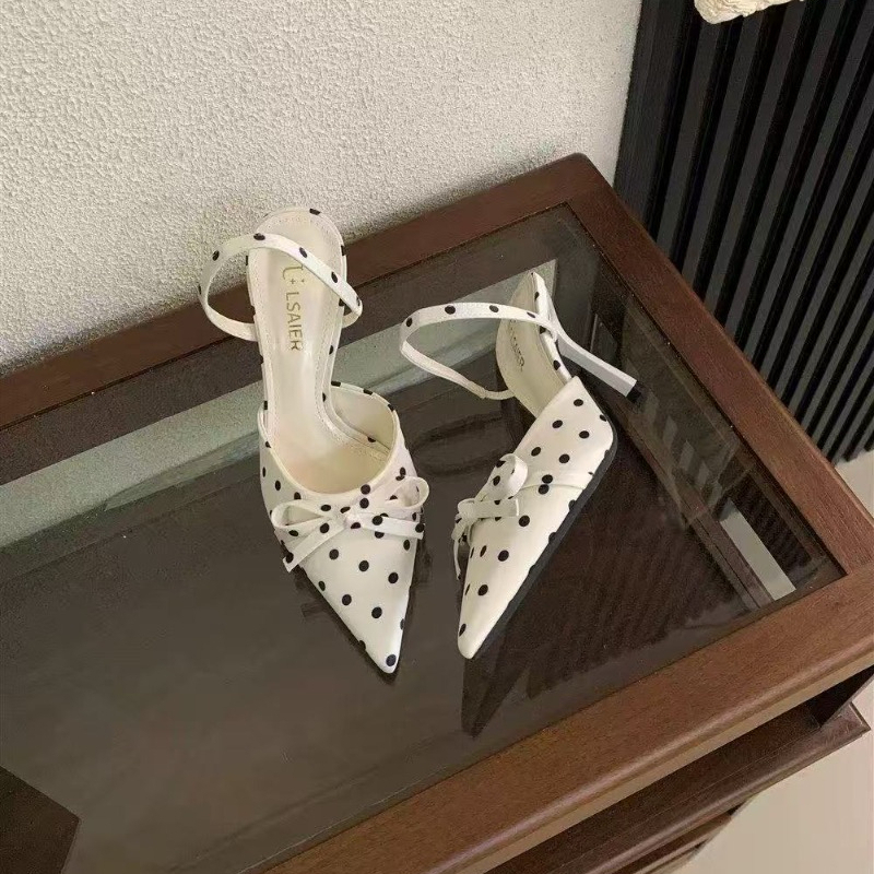Spring and Summer New French P - Strappy Heeled Sandals ulasan dan harga