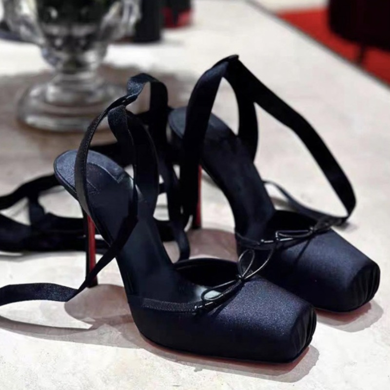 2026 New Women Shoes French St - Square Toe Mule ulasan dan harga