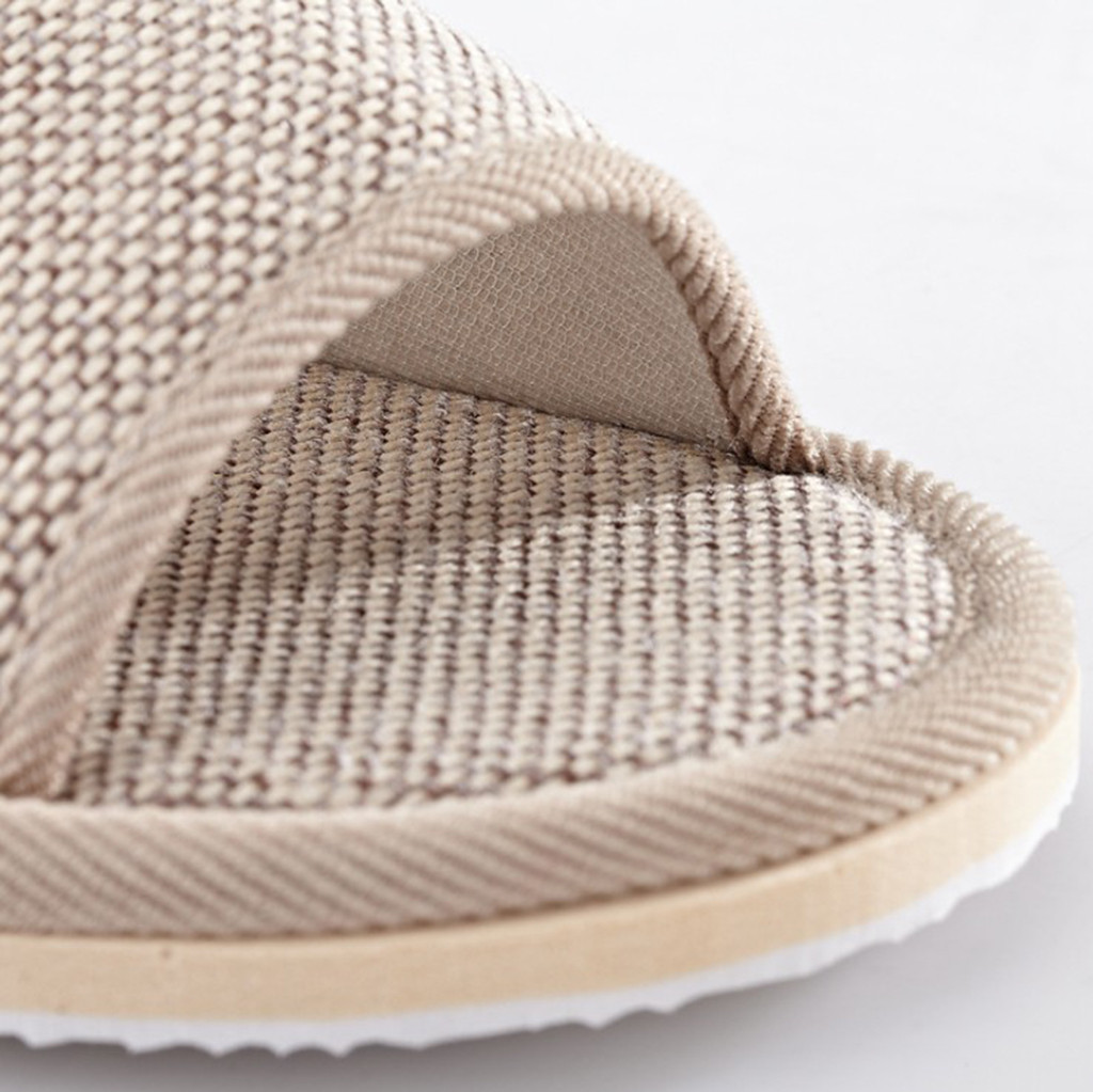 Linen Slippers For Men And Wom - Women'S Shoes To Men'S Size ulasan dan harga