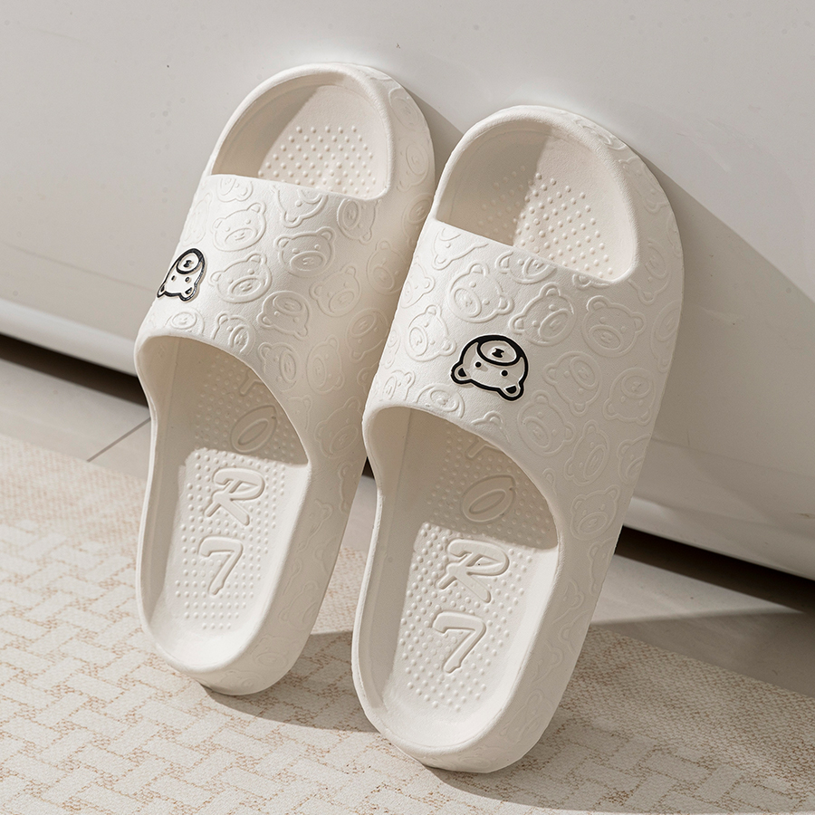 Printting Cute Bear Women Slip - Women'S Shoes To Men'S Size ulasan dan harga