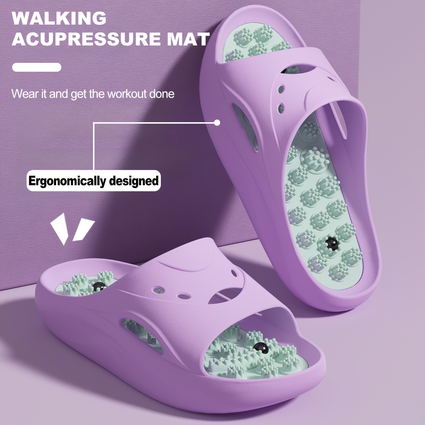 Women Men EVA Massage Slippers - Women'S Shoes To Men'S Size ulasan dan harga