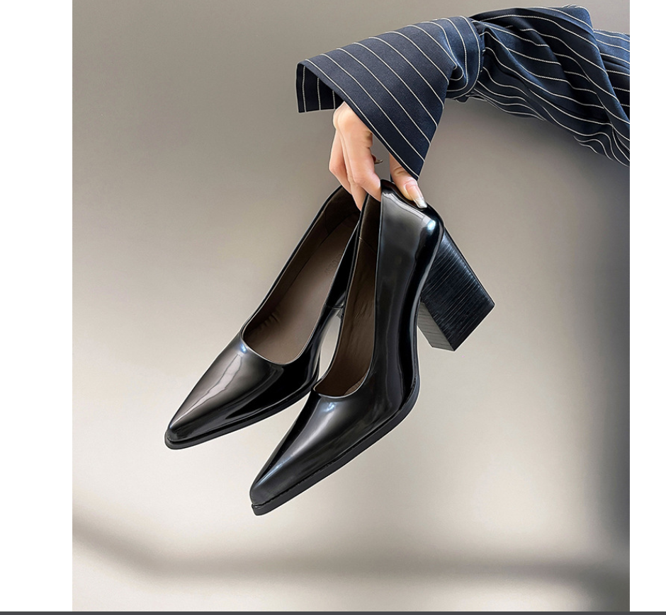 2026 Basic Concise Women Pumps - Court Heel Pointed ulasan dan harga