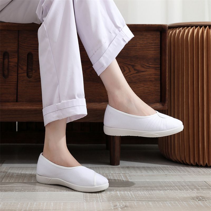 Soft Cloth Work Shoes Women Wh - Women'S Shoes For Standing All Day ulasan dan harga