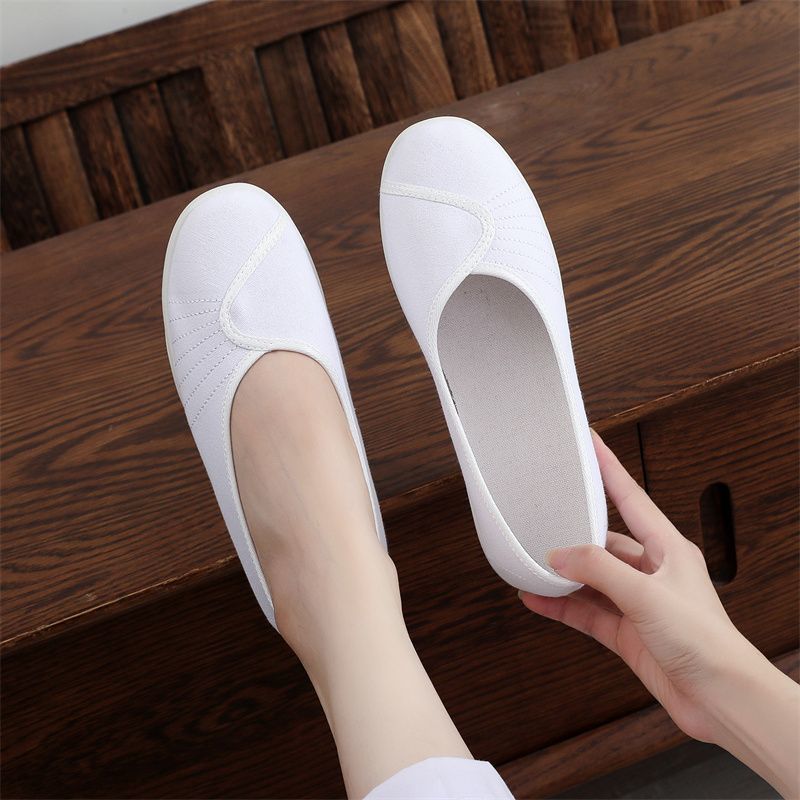 Soft Cloth Work Shoes Women Wh - Women'S Shoes For Standing All Day ulasan dan harga