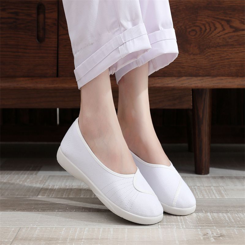 Soft Cloth Work Shoes Women Wh - Women'S Shoes For Standing All Day ulasan dan harga