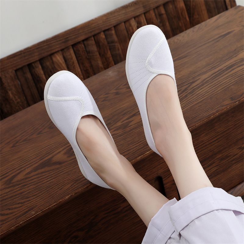 Soft Cloth Work Shoes Women Wh - Women'S Shoes For Standing All Day ulasan dan harga