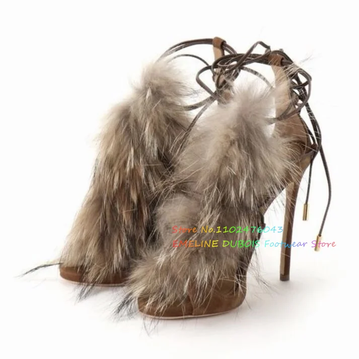 Fur Decor High Heel Ankle Boot - Suede Ankle Boot ulasan dan harga