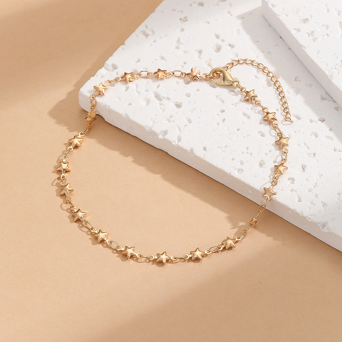 Bohemia Vintage Star Anklet Li - Gold Chain Sandal ulasan dan harga