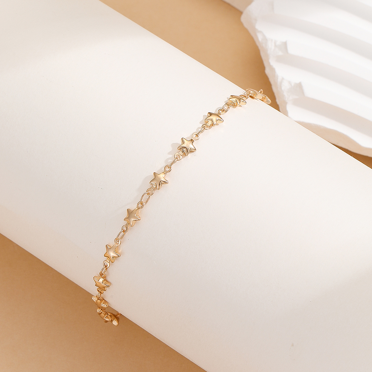 Bohemia Vintage Star Anklet Li - Gold Chain Sandal ulasan dan harga
