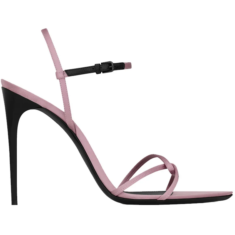 Pink Strappy Luxury Heeled San - Strappy Heeled Sandals ulasan dan harga