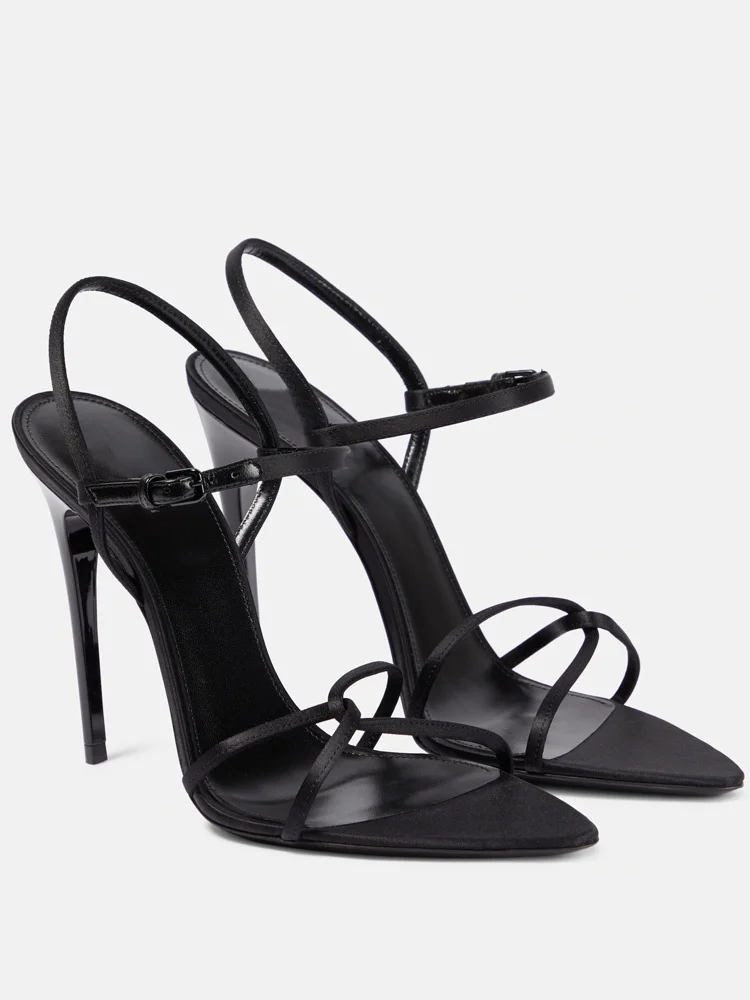 Pink Strappy Luxury Heeled San - Strappy Heeled Sandals ulasan dan harga