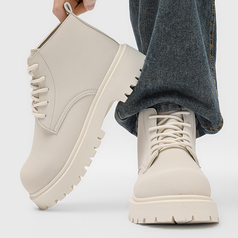 100%Genuine Leather Mens Boots - Suede Ankle Boot ulasan dan harga