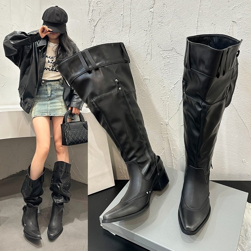 Wrapped Single Boots for Women - Suede Ankle Boot ulasan dan harga