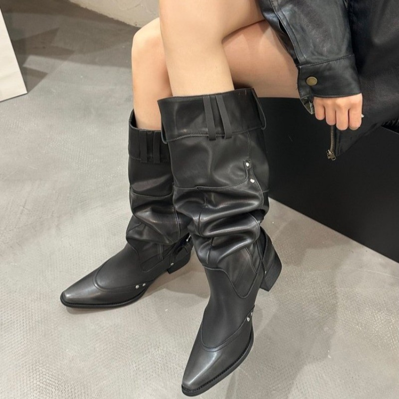 Wrapped Single Boots for Women - Suede Ankle Boot ulasan dan harga