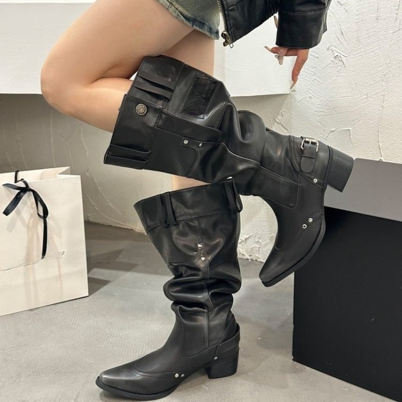 Wrapped Single Boots for Women - Suede Ankle Boot ulasan dan harga
