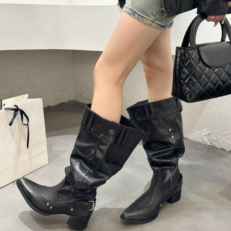 Wrapped Single Boots for Women - Suede Ankle Boot ulasan dan harga