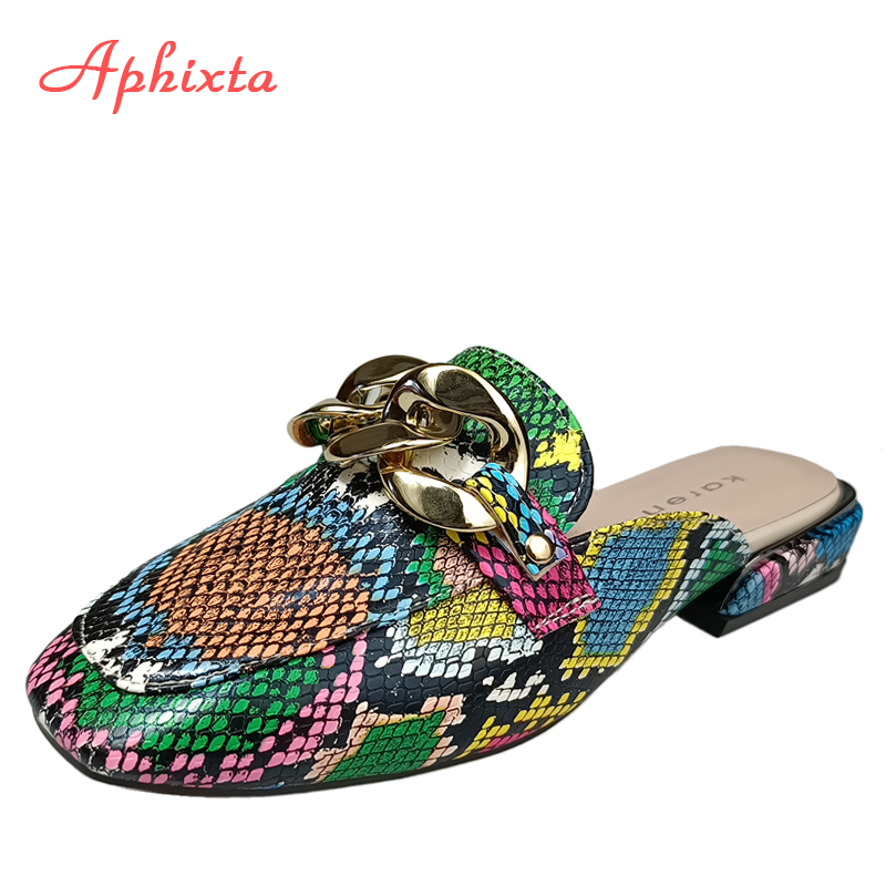 Aphixta Summer New Chain Women - Gold Chain Sandal ulasan dan harga