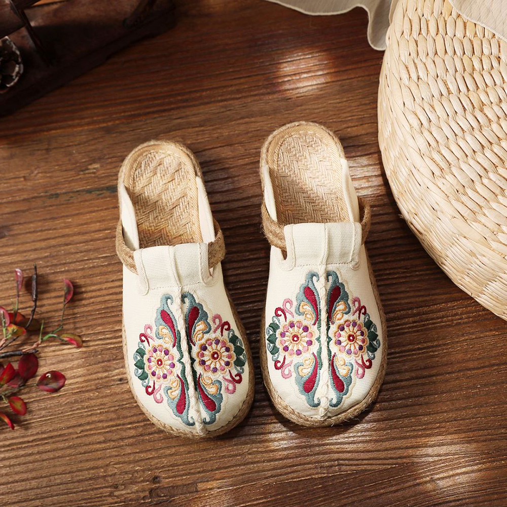 New Women Casual Linen Handmad - Women'S Shoes Vegan ulasan dan harga