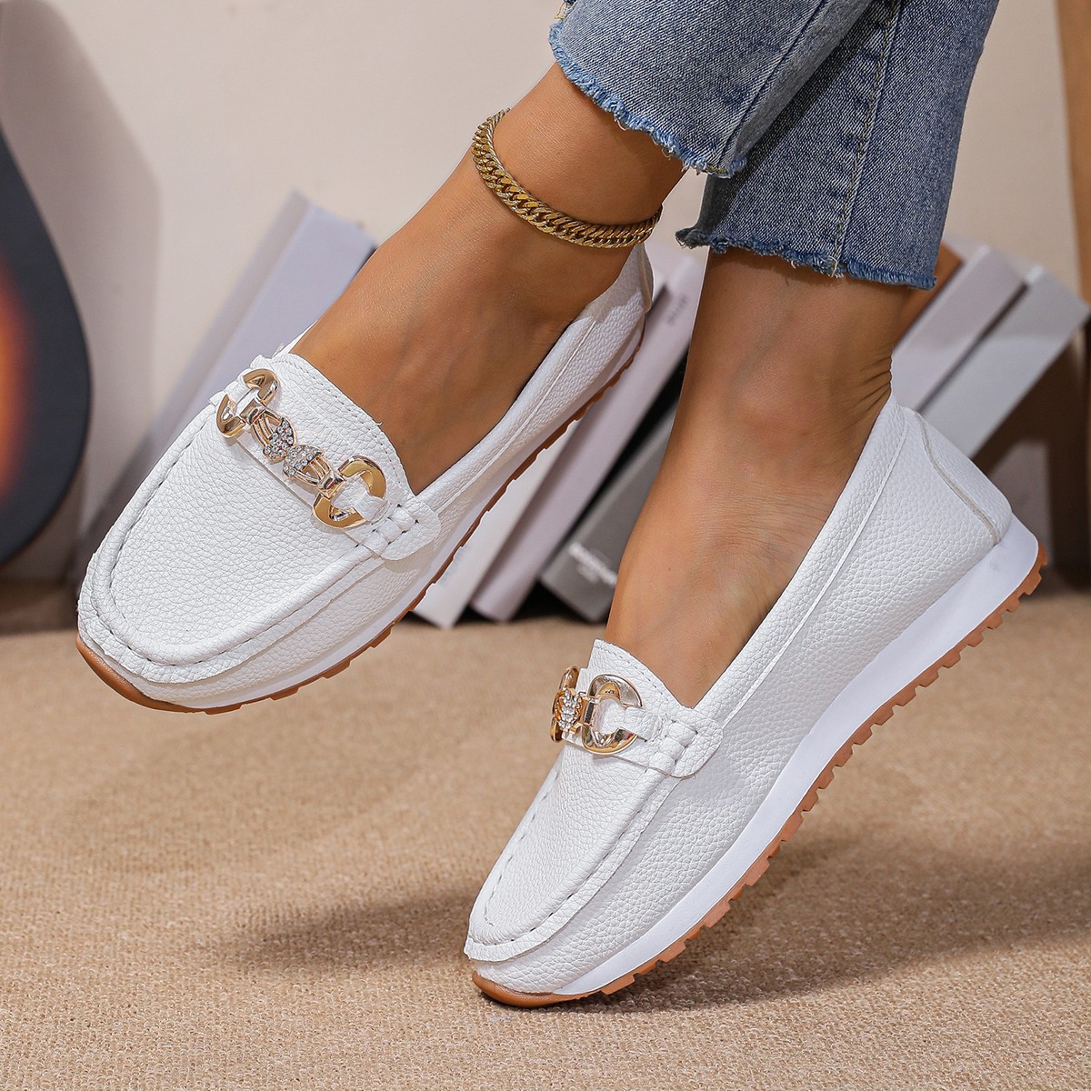 2026 New Women Flats Spring Au - Women'S Shoes Casual Sneakers ulasan dan harga