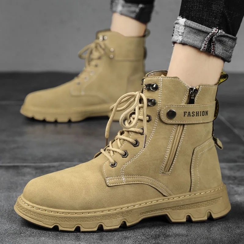 New Men's Versatile Casual Sho - Suede Ankle Boot ulasan dan harga