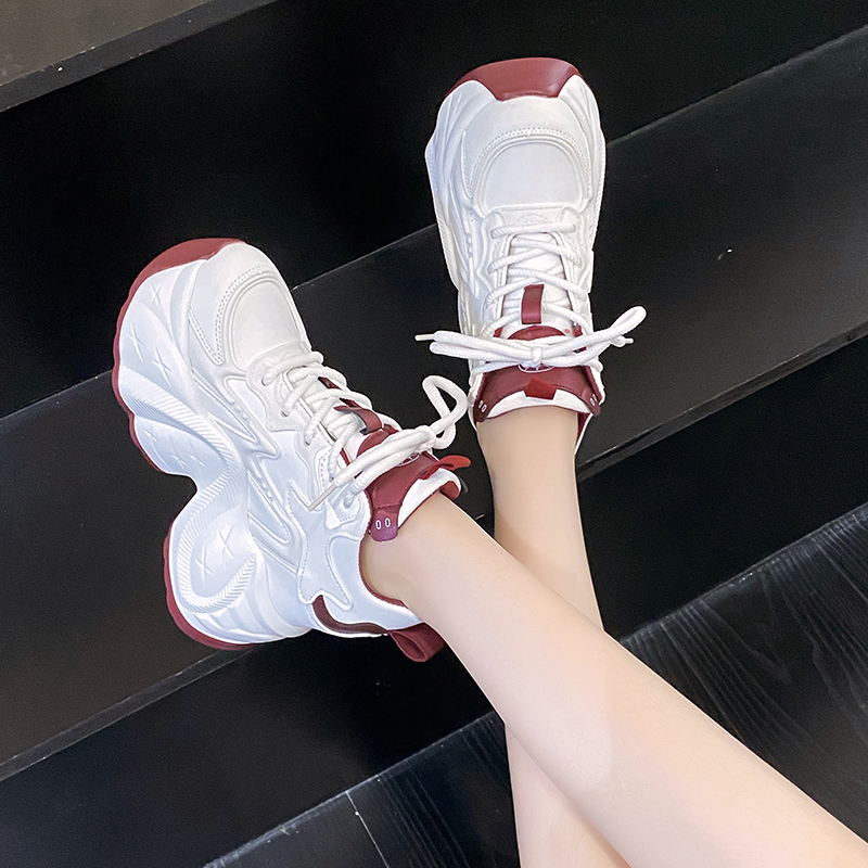 Autumn Winter Warm Chunky Snea - Women'S Shoes Com ulasan dan harga