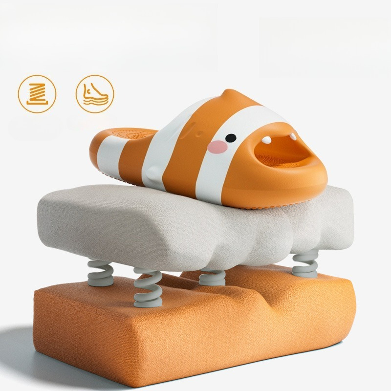 Cute Fish Cartoon Slides Women - Women'S Shoes To Men'S Size ulasan dan harga