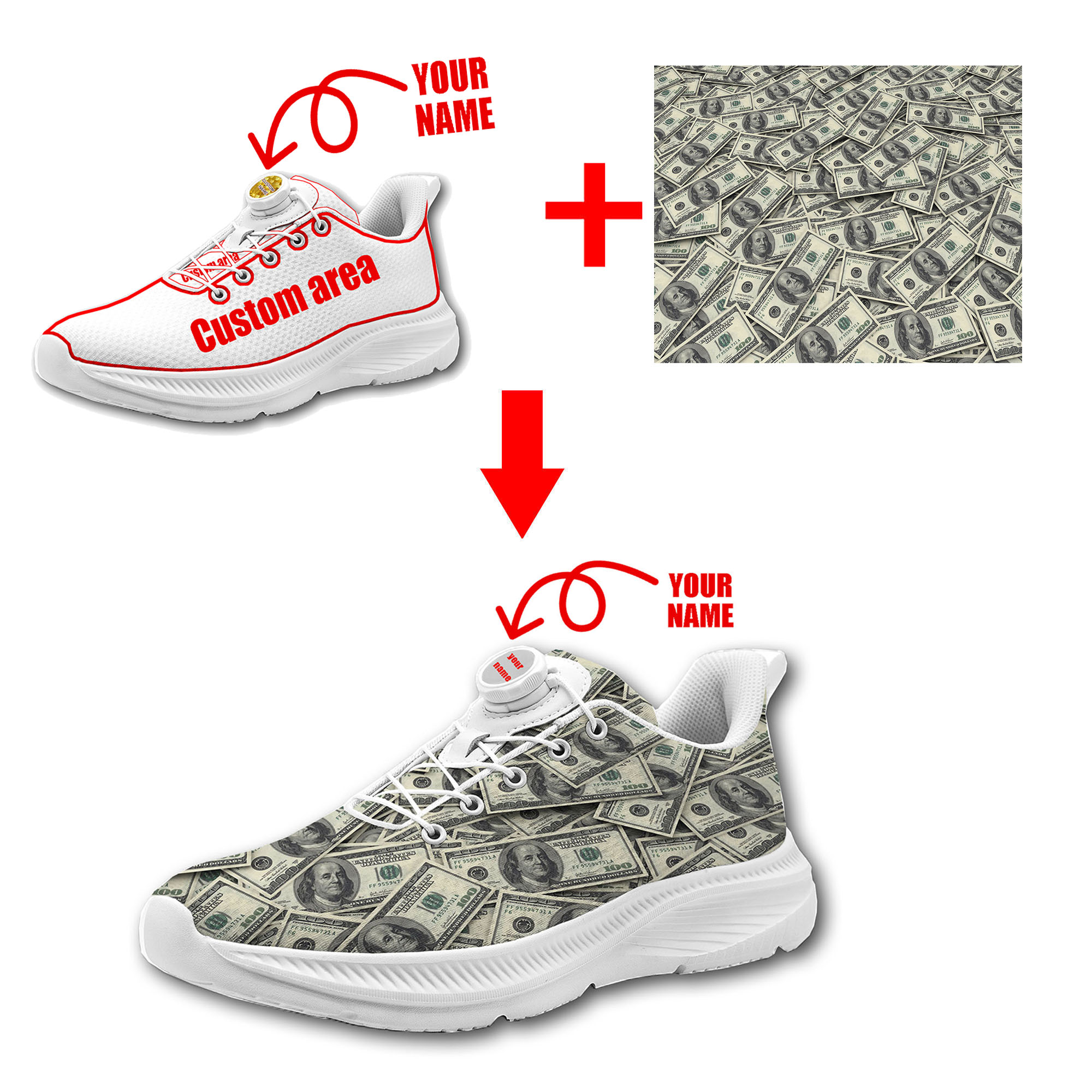 Custom Walking Shoes Men Woman - Women'S Shoes Com ulasan dan harga