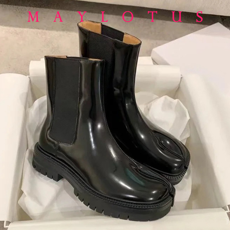 2026 Retro Split Toe Ankle Boo - Suede Ankle Boot ulasan dan harga