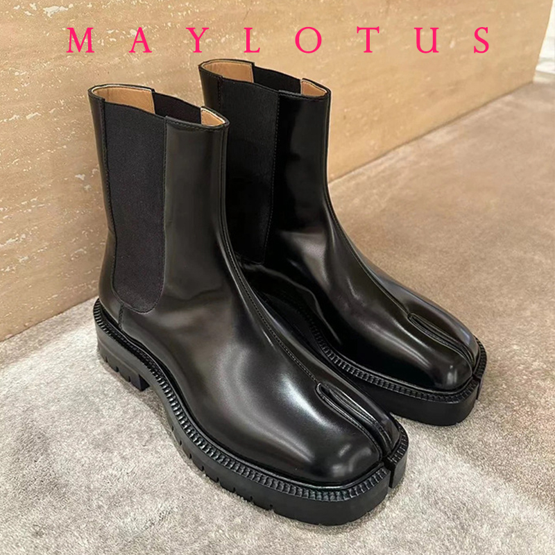 2026 Retro Split Toe Ankle Boo - Suede Ankle Boot ulasan dan harga