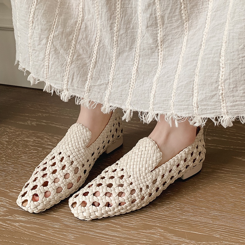 2026 Fashion Hot Sale Genuine  - Square Toe Mule ulasan dan harga