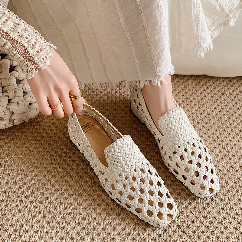 2026 Fashion Hot Sale Genuine  - Square Toe Mule ulasan dan harga