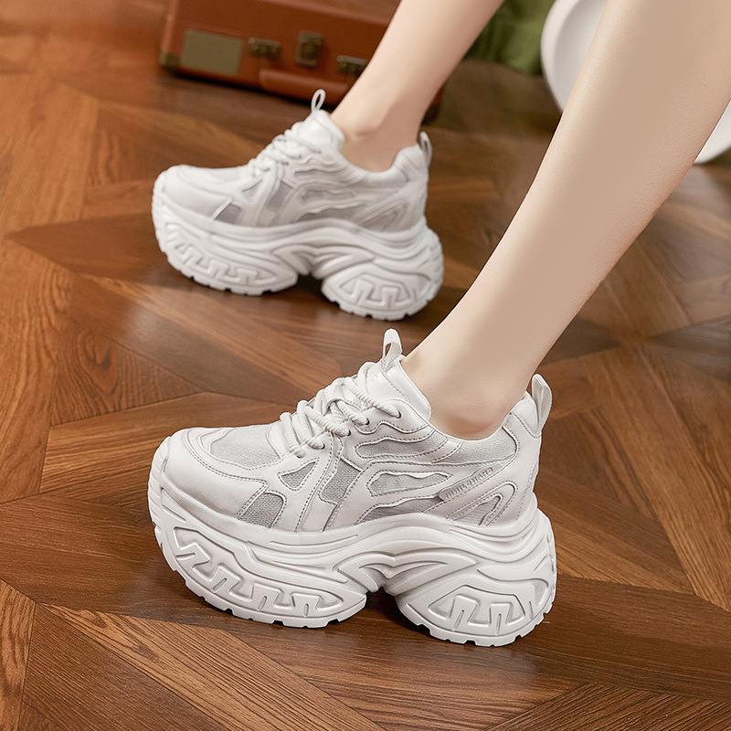 Women's Fashion Chunky Platfor - Women'S Shoes Casual Sneakers ulasan dan harga