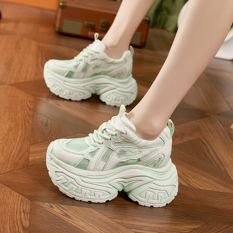 Women's Fashion Chunky Platfor - Women'S Shoes Casual Sneakers ulasan dan harga