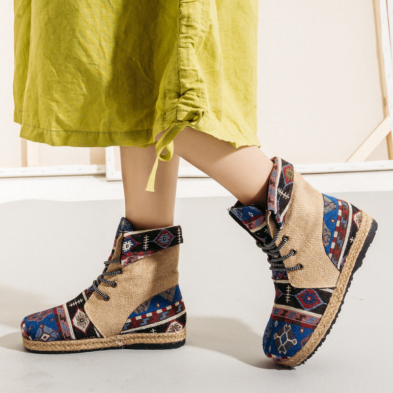 Veowalk Harajuku Embroidery Wo - Women'S Shoes Vegan ulasan dan harga