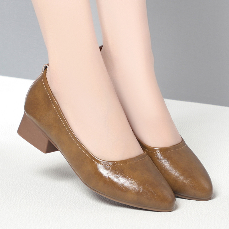 3cm Top Quality Breathable Poi - Court Heel Pointed ulasan dan harga